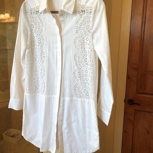 White Shirt Dress by Max Azria